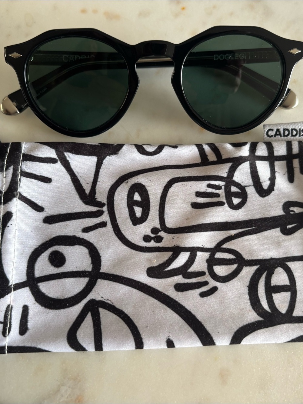 Caddis Women’s Black Sunglasses with Zeiss Lightpro Green Lenses